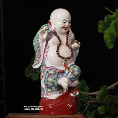 TƯỢNG PHẬT DI LẶC ĐỨNG TRÊN TÚI TIỀN
